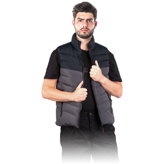 Demisezoninė vyriška liemenė su įmonės logotipu