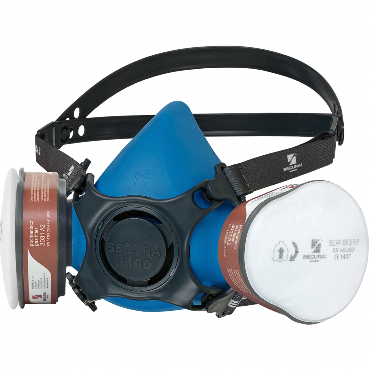 Respiratoriaus komplektas SECURA MAS 3100
