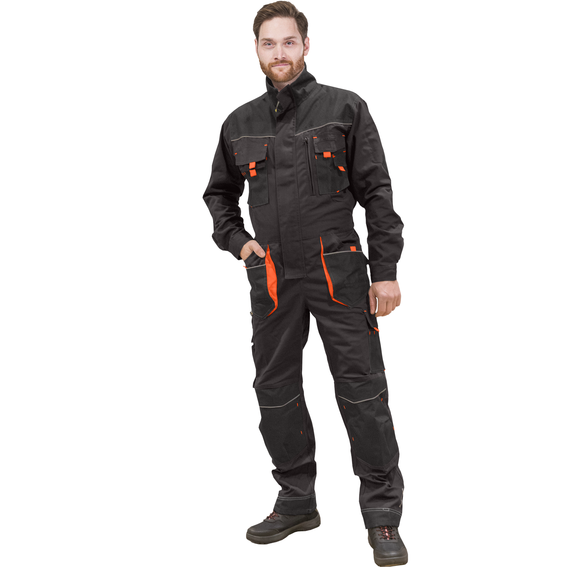Tvirtas ir funkcionalus darbo kombinezonas, sukurtas profesionaliam naudojimui. Aukštos kokybės medžiagos, gausybė kišenių bei praktiški sprendimai užtikrina patikimumą, saugumą ir patogumą intensyvaus darbo metu.