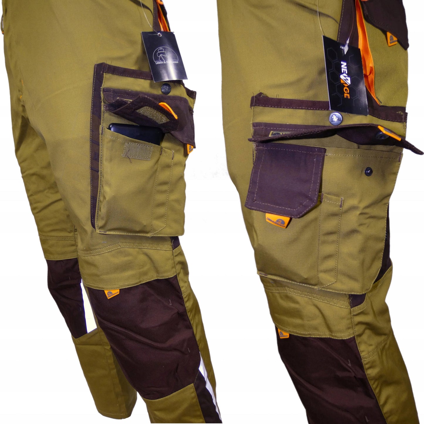 Darbinės kelnės NEW-AGE, khaki spalva