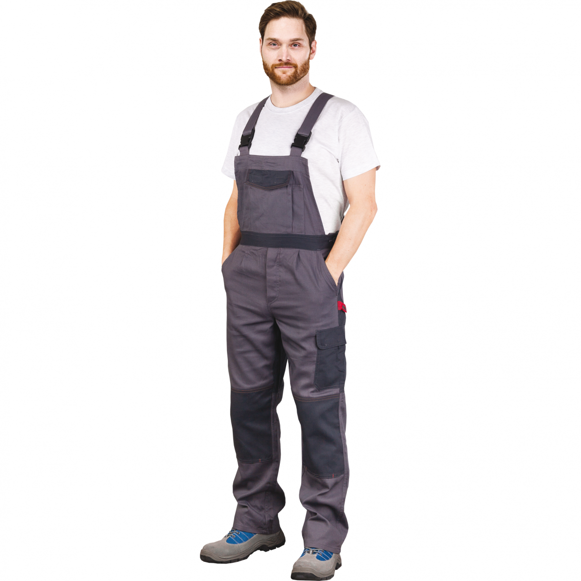 <tc>Bib & Brace</tc> BOMUL GRAY
