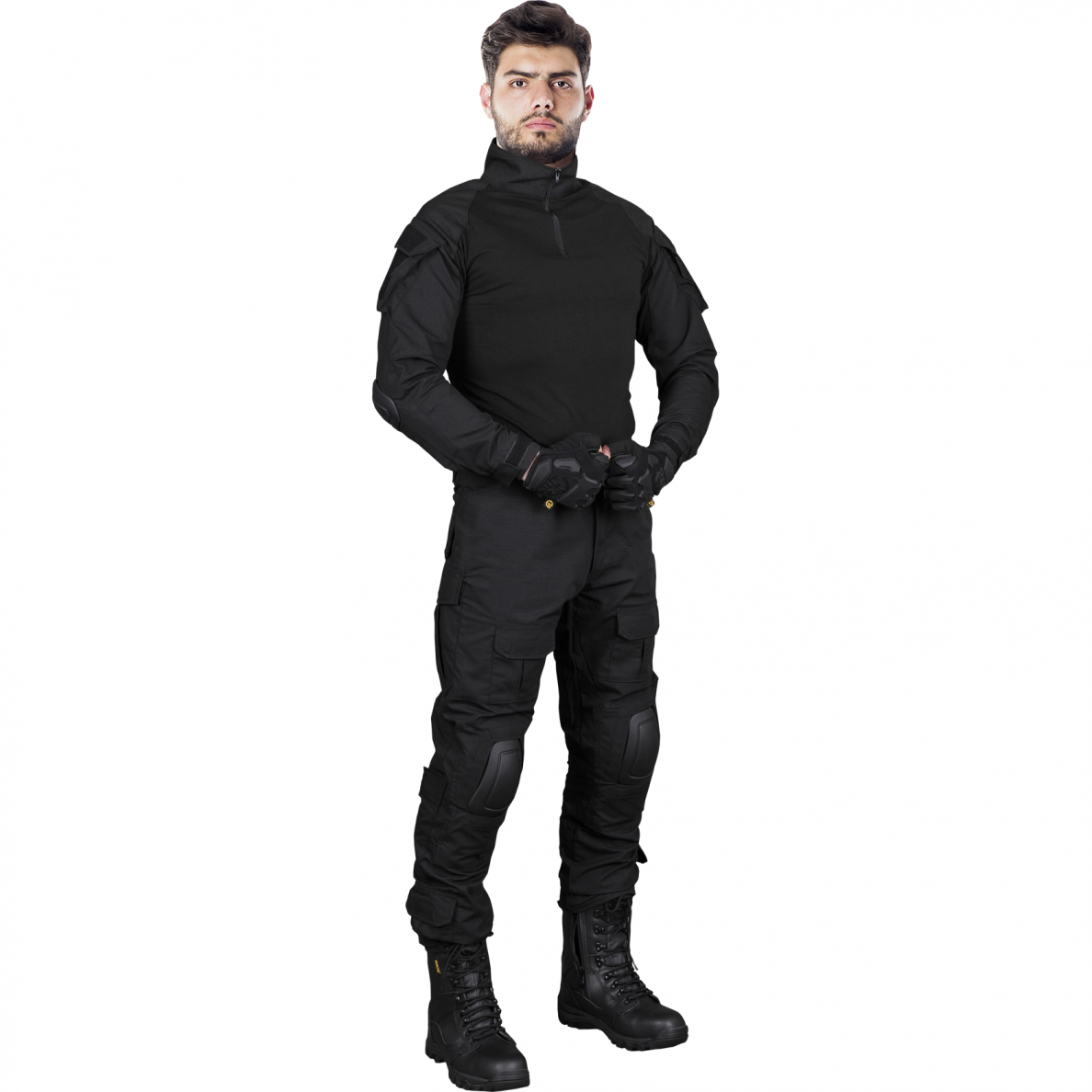Taktinės aprangos komplektas PROTECT BLACK