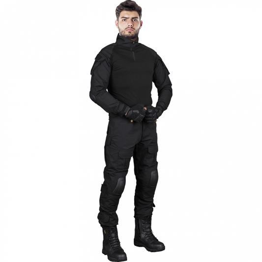 Taktinės aprangos komplektas PROTECT BLACK