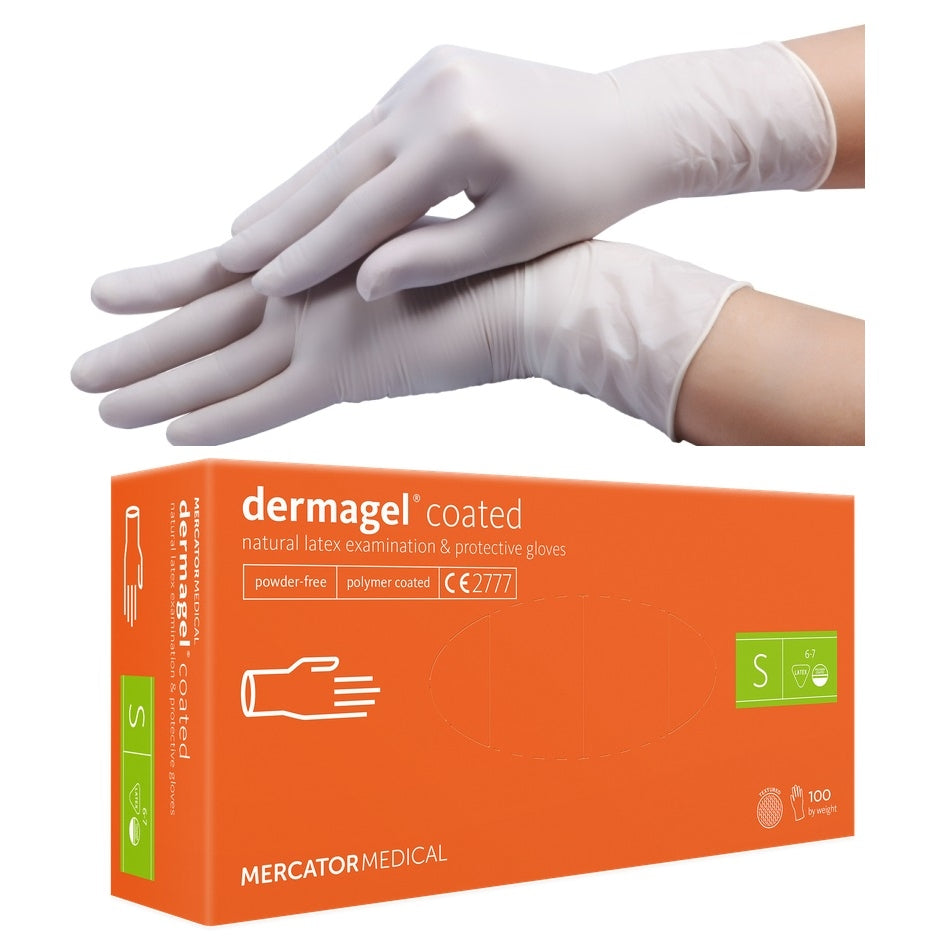 100% latekso tinka tiek dešinei, tiek kairei rankai idealiai tinka sudėtingoms manipuliacijoms tekstūruotas išorinis paviršius pritaikytas dirbti medicinos aplinkoje patvirtintas sąlyčiui su maistu yra I klasės medicinos prietaisas, taip pat III kategorijos asmeninės apsaugos priemonės supakuota po 100 vnt atitinka EN455, EN ISO 374-5, EN ISO374-2, 4, EN ISO 374-1, EN16523 ir EN420