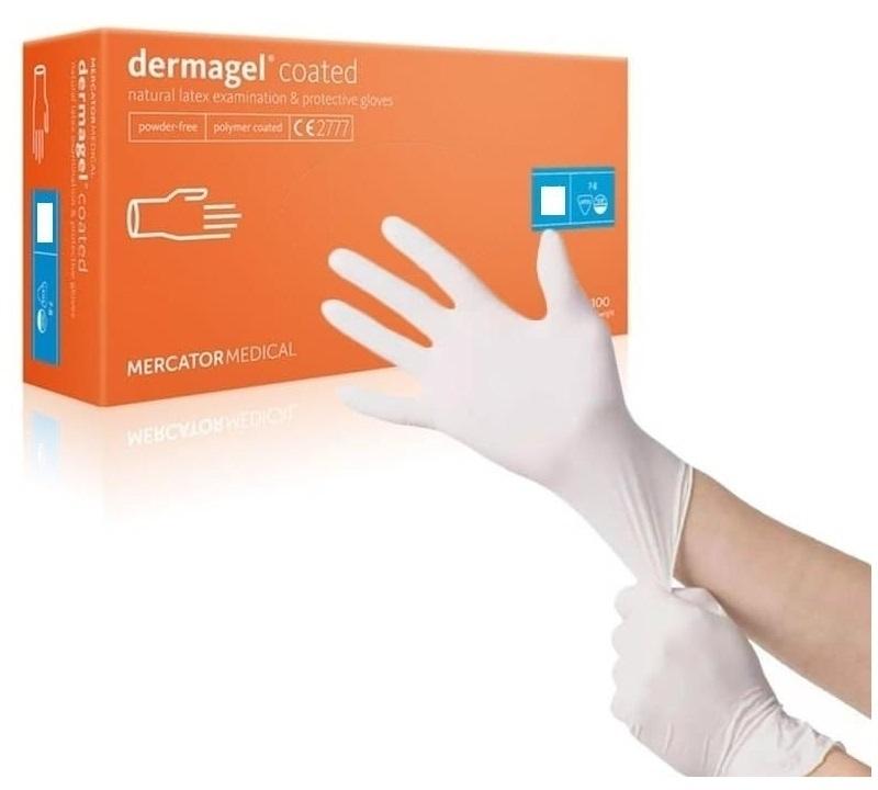 100% latekso tinka tiek dešinei, tiek kairei rankai idealiai tinka sudėtingoms manipuliacijoms tekstūruotas išorinis paviršius pritaikytas dirbti medicinos aplinkoje patvirtintas sąlyčiui su maistu yra I klasės medicinos prietaisas, taip pat III kategorijos asmeninės apsaugos priemonės supakuota po 100 vnt atitinka EN455, EN ISO 374-5, EN ISO374-2, 4, EN ISO 374-1, EN16523 ir EN420