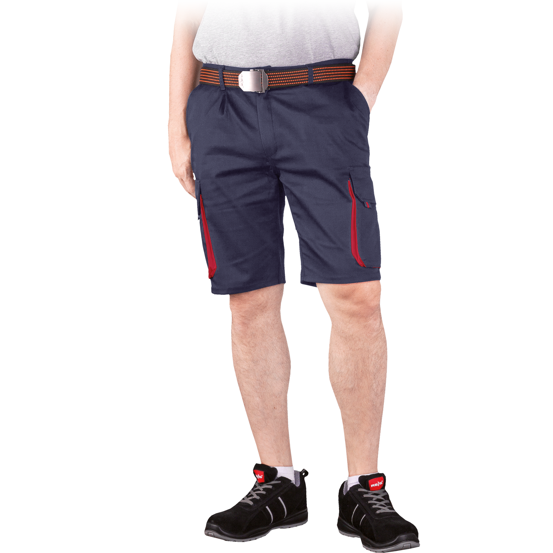 Elastingi darbiniai šortai, patogiam darbui šilto sezono metu. Nevaržo judesių. Patogios kišenės. Audinys neblunka intensyviai naudojant ir skalbiant. Tvirta medžiaga, sustiprinto daugiausiai besidėvinčios vietos.