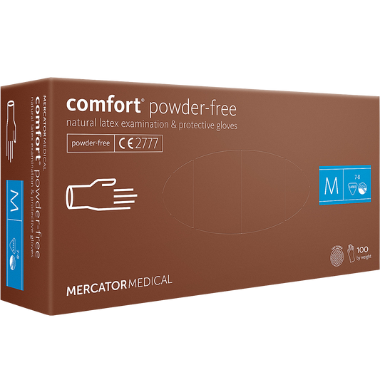 Nitrilinės pirštinės MERCATOR COMFORT (100 vienetų), be pudros