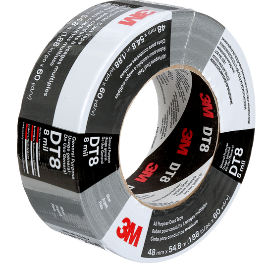 3M™ Multipurpose Adhesive Tape DT8 for a variety of light fastening and joining applications