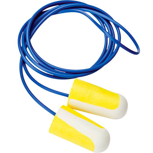 Earplugs HONEYWELL BILSOM 304S (SNR=33 dB), 100 pairs, with cord