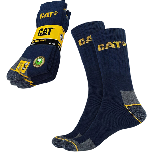 Tvirtos padidinto atsparumo kojinės CAT SOCKS BLUE (3 poros)