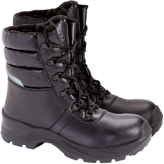 Waterproof winter work boots DEMAR D9024 S2 CI SRC, waterproof leather, insulated sole