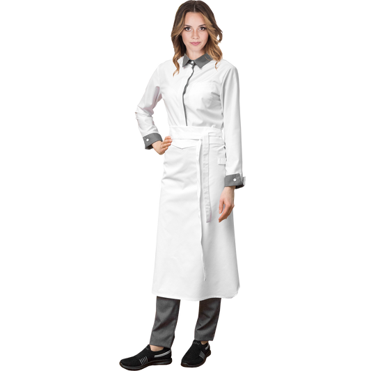 Prijuostė ZAP WHITE, 90 cm x 80 cm