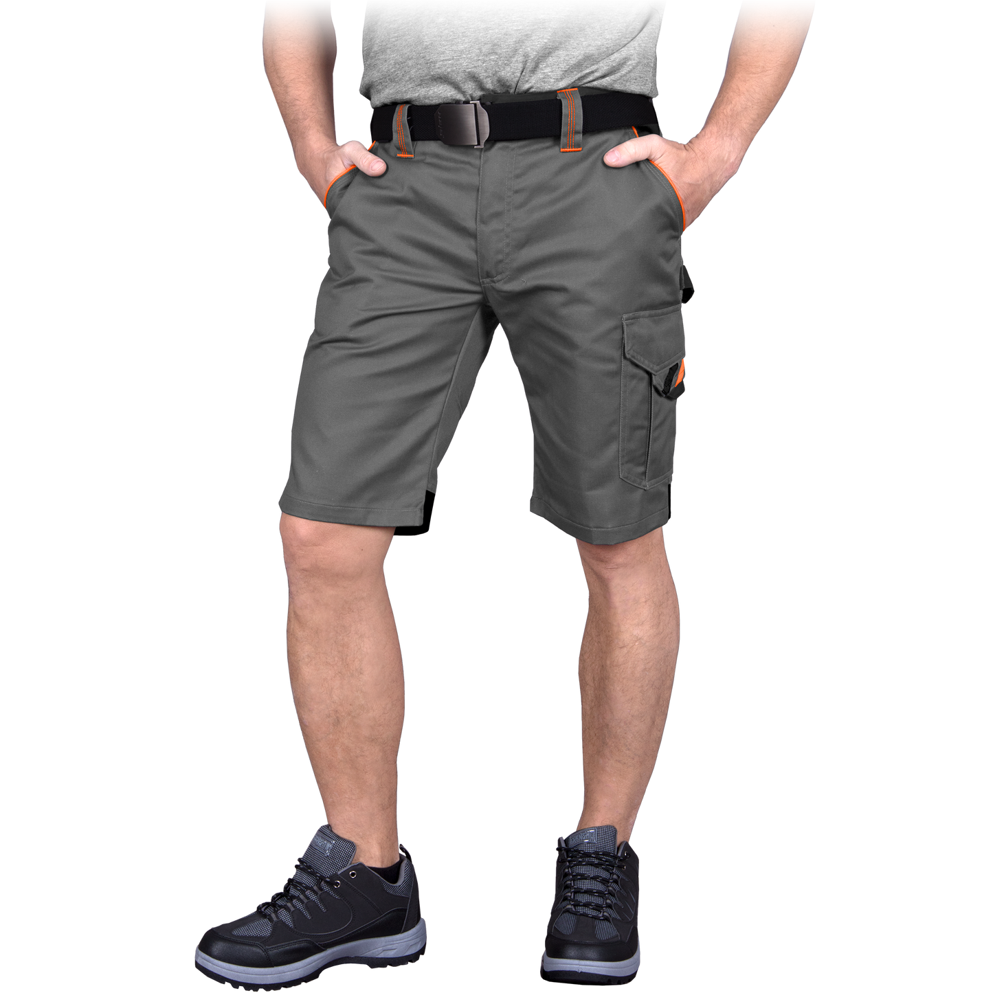 Vyriški darbo šortai PROFESSIONAL, pilkos spalvos