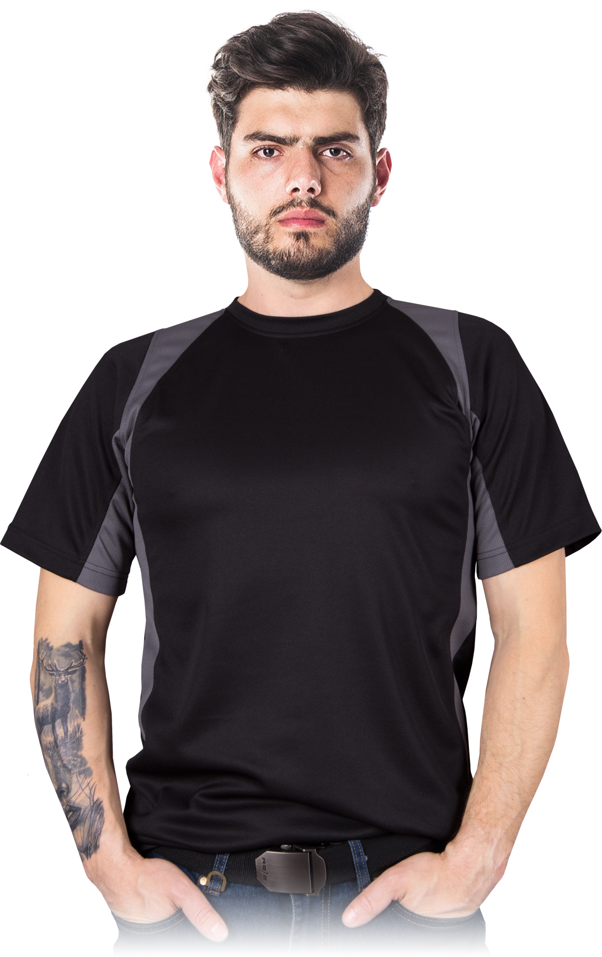 Vyriški MODERN tinklinio audinio marškinėliai (3 spalvų variantai)