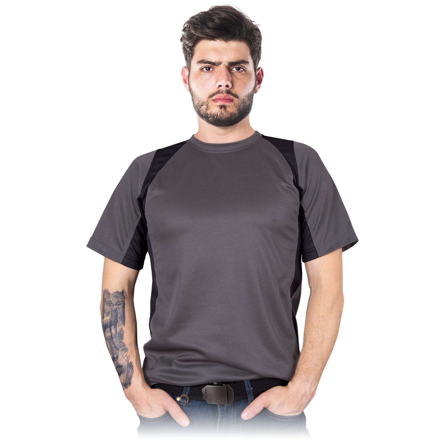 Vyriški MODERN tinklinio audinio marškinėliai (3 spalvų variantai)