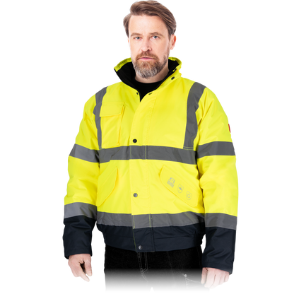 Signal jacket ORANGE-BLUE