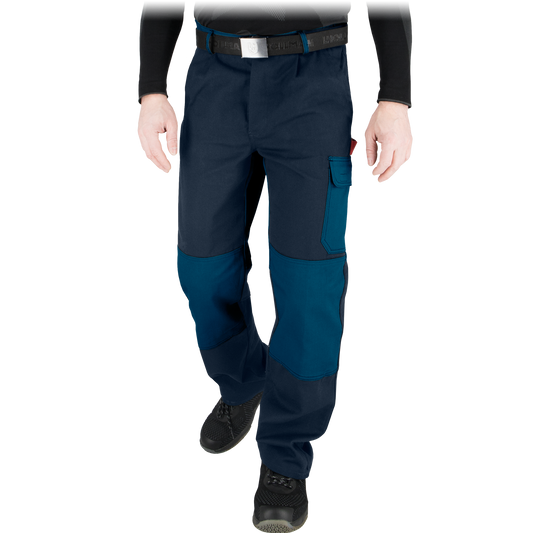 Apsauginės darbo kelnės BOMUL, tamsiai mėlynos spalvos (100 % medvilnė, 260–270 g/m²) (Copy)