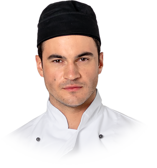 Low chef's hat BLACK