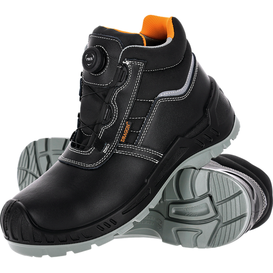Vandeniui atsparūs darbo batai TITAN HIGH KEVLAR S3 SRC, su greito užveržimo sistema