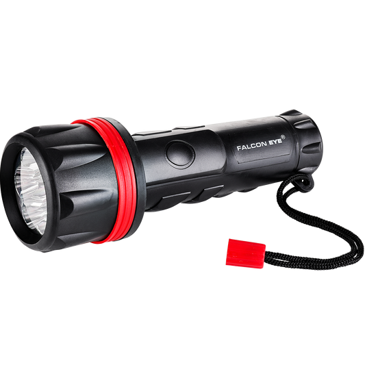 LED žibintuvėlis Mactronic, 7 LED, Iki 60 val. darbo laikas, padengtas gumos sluoksniu