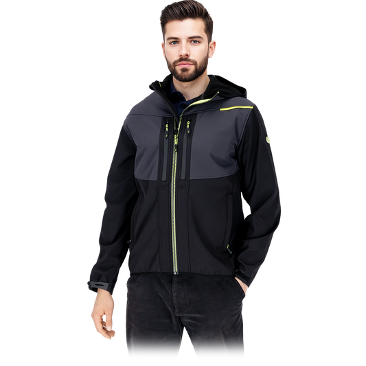 3-jų sluoksnių Softshell tipo striukė GULF, su TPU membrana