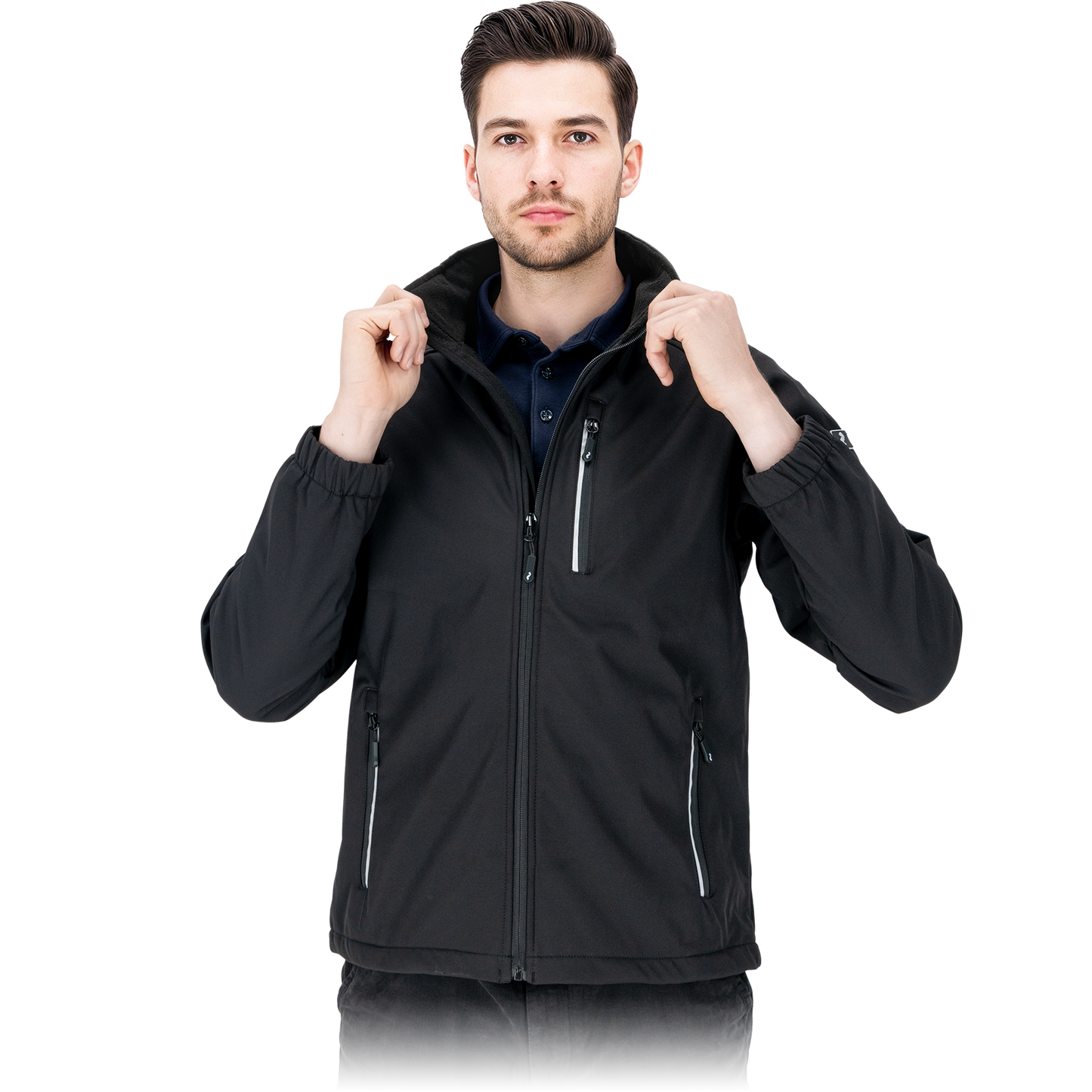 Universali demisezoninė striukė LIGO, softshell audinio, su atšvaitais