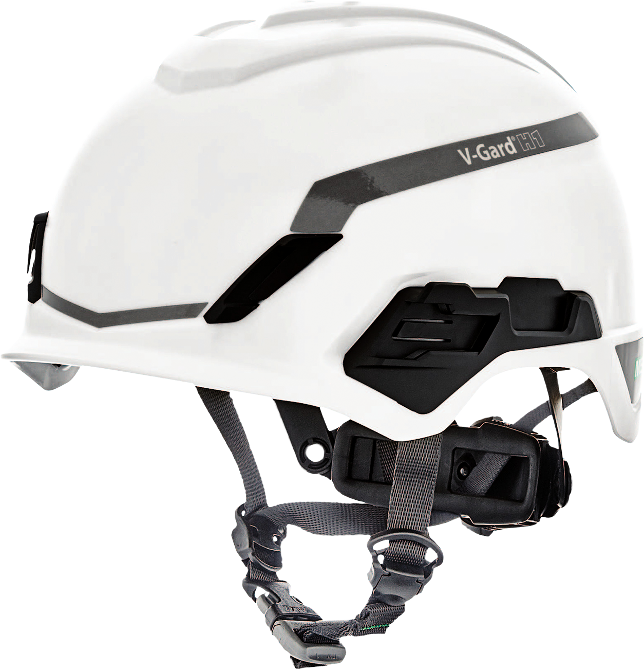 Neventiliuojamas apsauginis šalmas MSA V‑Gard H1 Novent, darbui su elektros įtampa