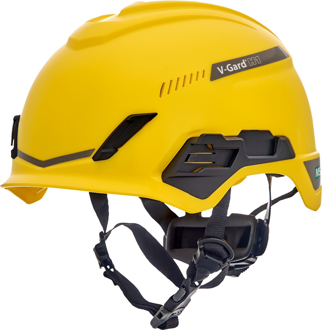 Ventiliuojamas apsauginis šalmas MSA V‑Gard H1 Trivent, darbui aukštyje