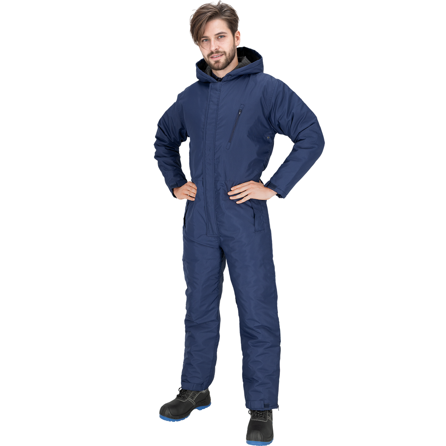 Neperšlampantis žieminis kombinezonas WINTER YES, mėlynos spalvos