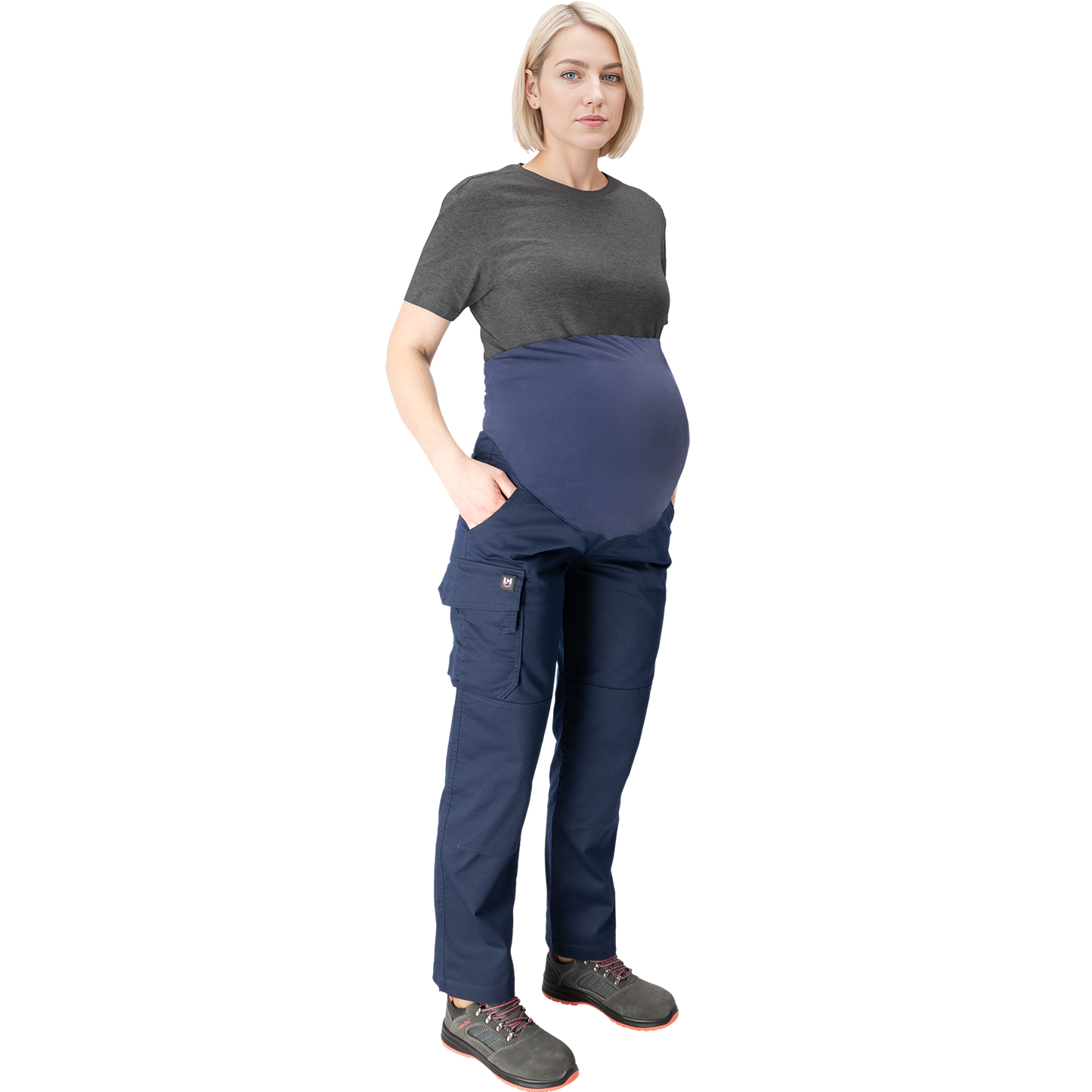 Elastingos moteriškos kelnės MOM-T, skirtos nėščiosioms