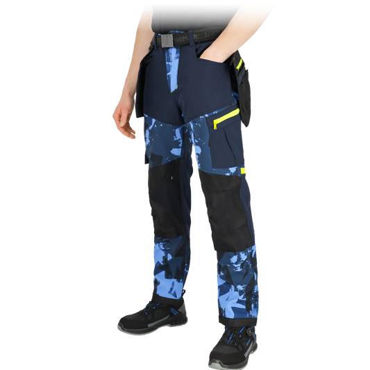 Elastingos softshell kelnės HAGA, iš atsparios 2-jų sluoksnių medžiagos