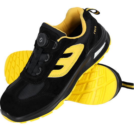 Tvirti darbo batai VERONA S1PL FO SR, su greito užveržimo sistema ir kevlaro pado apsauga