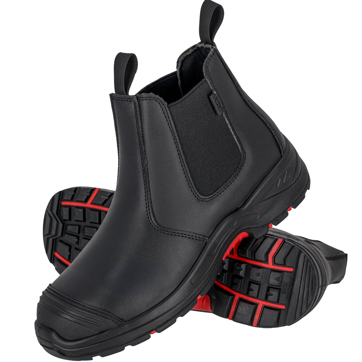 Odiniai darbo batai BEND S1PS FO SR, be raištelių, su kevlaro pado apsauga