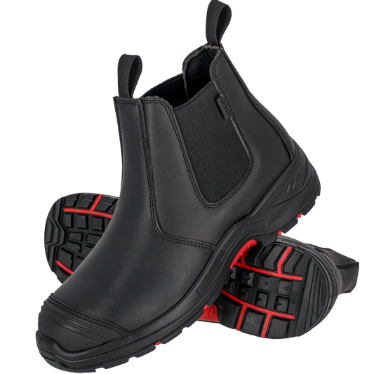 Odiniai darbo batai BEND S1PS FO SR, be raištelių, su kevlaro pado apsauga