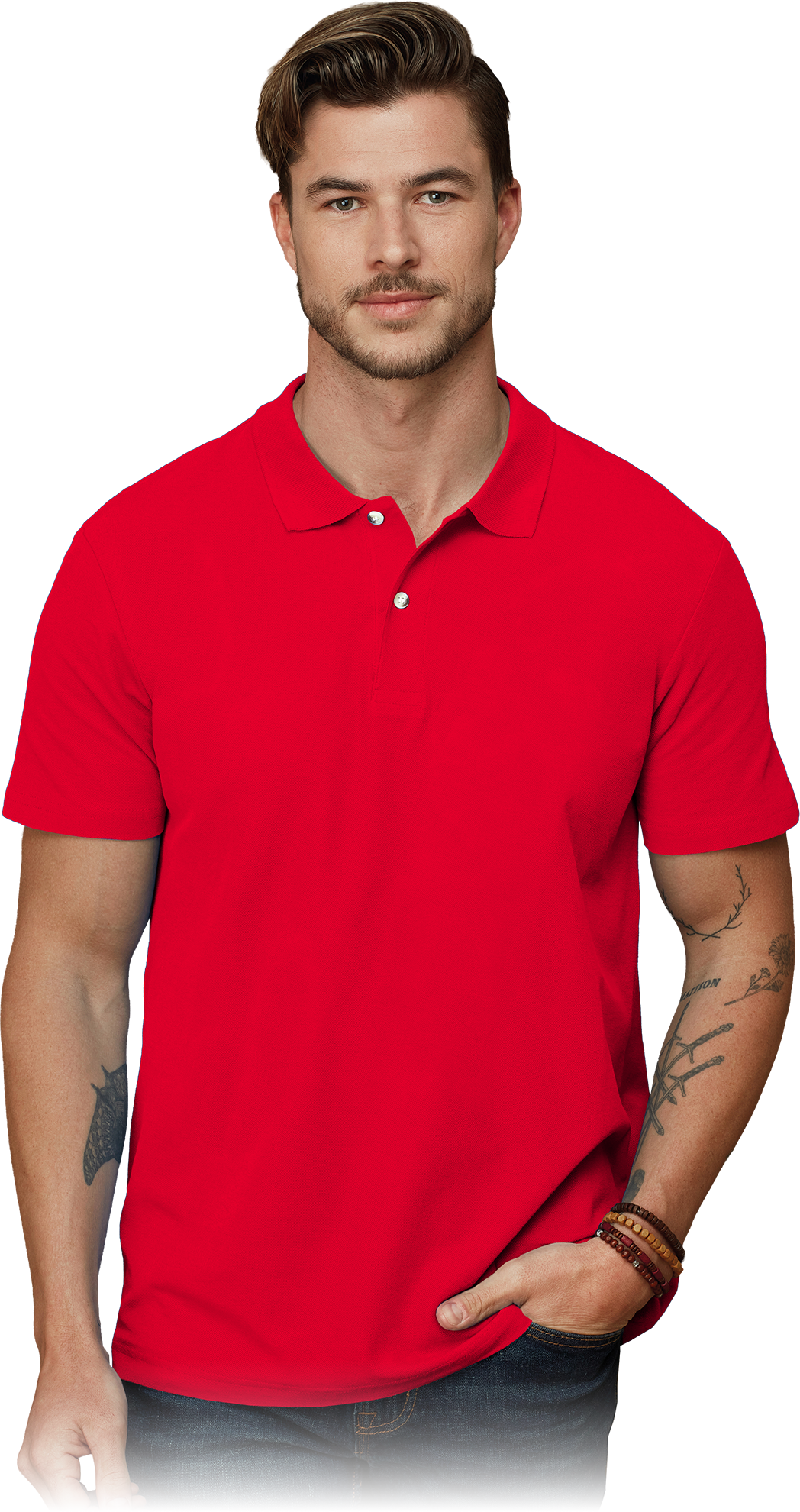 Vyriški POLO marškinėliai STEDMAN ST30 Red