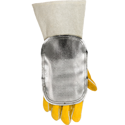 Suvirinimo darbams skirtos aliuminizuota rankų apsauga WELDAS 44-3006LB, 15x20 cm