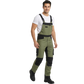 Judesių nevaržantis darbo puskombinezonis FACTOR, khaki spalvos