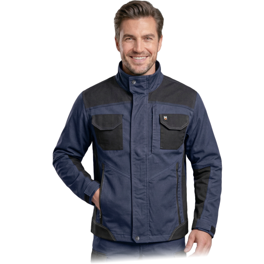 Darbo švarkas FACTOR, su tampraus 4-Way Stretch audinio intarpais, mėlyna spalva