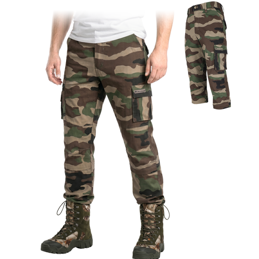 Vyriškos universalios 2in1 kelnės HUNTER, rudo atspalvio