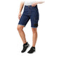Elastingi moteriški darbiniai džinsiniai šortai JEANS-777
