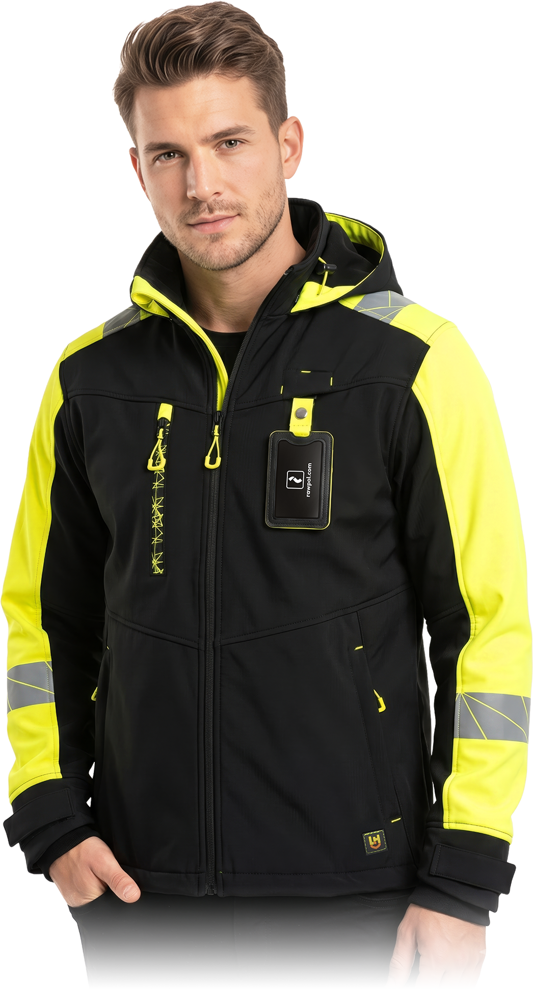 Universali 3-jų sluoksnių Softshell tipo darbo striukė RAUT, su atspariu RIP-STOP audiniu