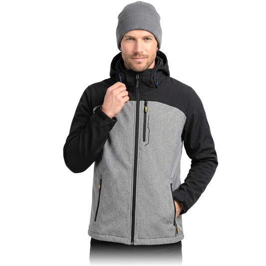Patogi vyriška Softshell striukė MENFUN,  su TPU membrana ir vidiniu fliso sluoksniu