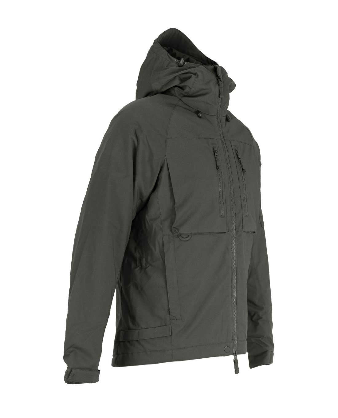 Aukštos klasės žieminė striukė Helikon-Tex Yukon – DuraCanvas, su Climashield® Apex pašiltinimu, Žalia spalva