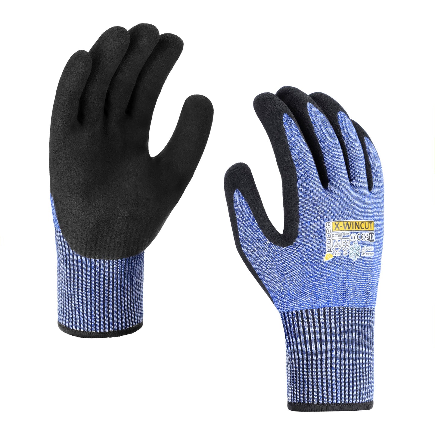 Pjovimui atsaprios pašiltintos pirštinės X-WINCUT