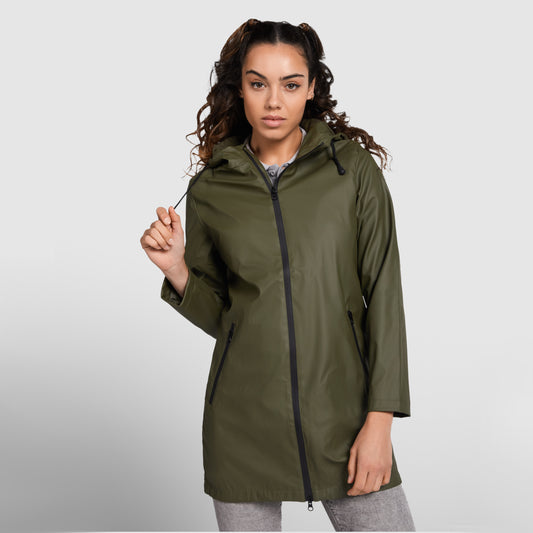 Waterproof women's raincoat SITKA, green