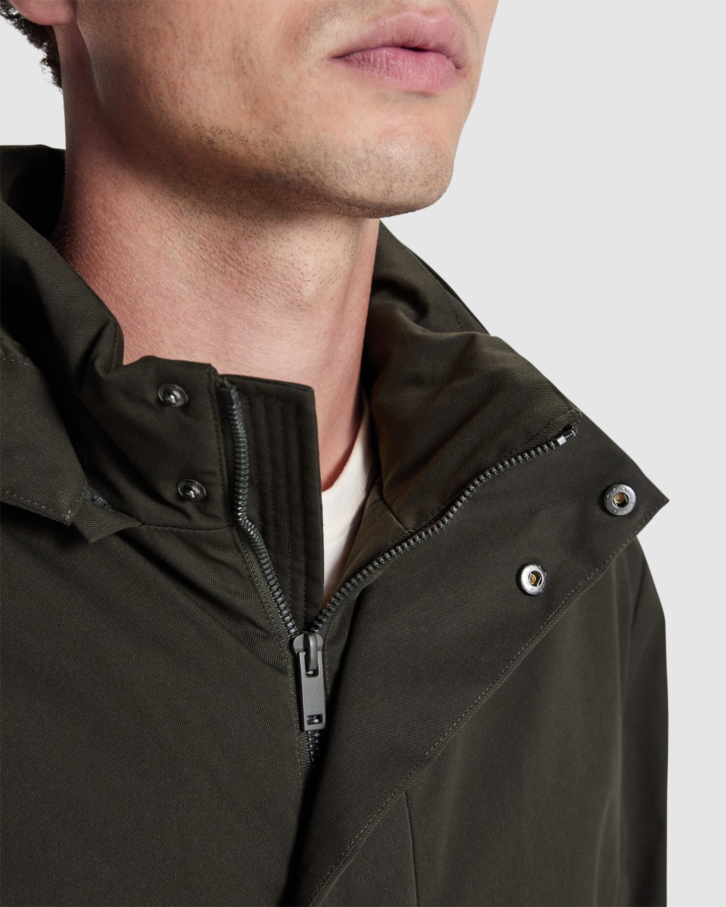 Ilga pašiltinta unisex striukė DOME, juoda