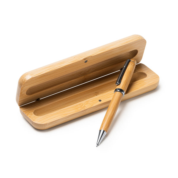 Wooden ballpoint pen BODONI, with case