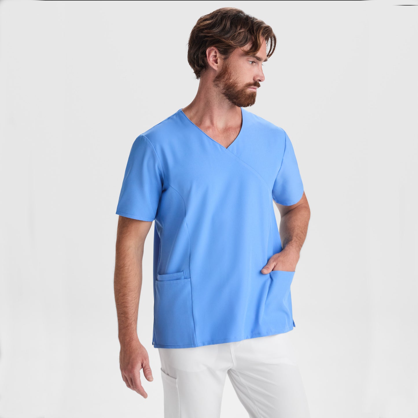 Itin patogus ir kokybiškas Unisex švarkelis FEROX, skirtas darbui medicinos sektoriuje (įvairių spalvų)