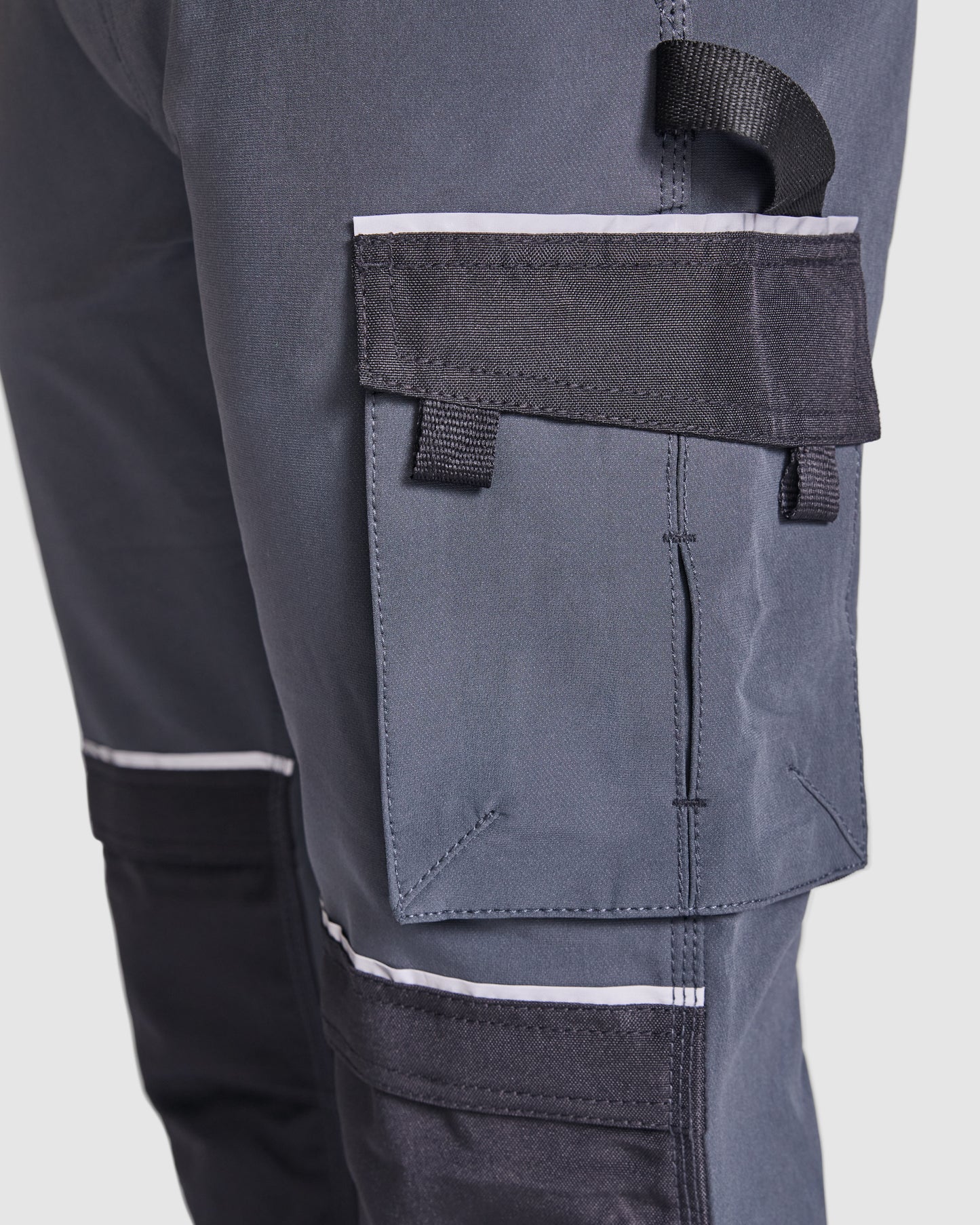 Elastic multifunctional work trousers with many pockets WALL