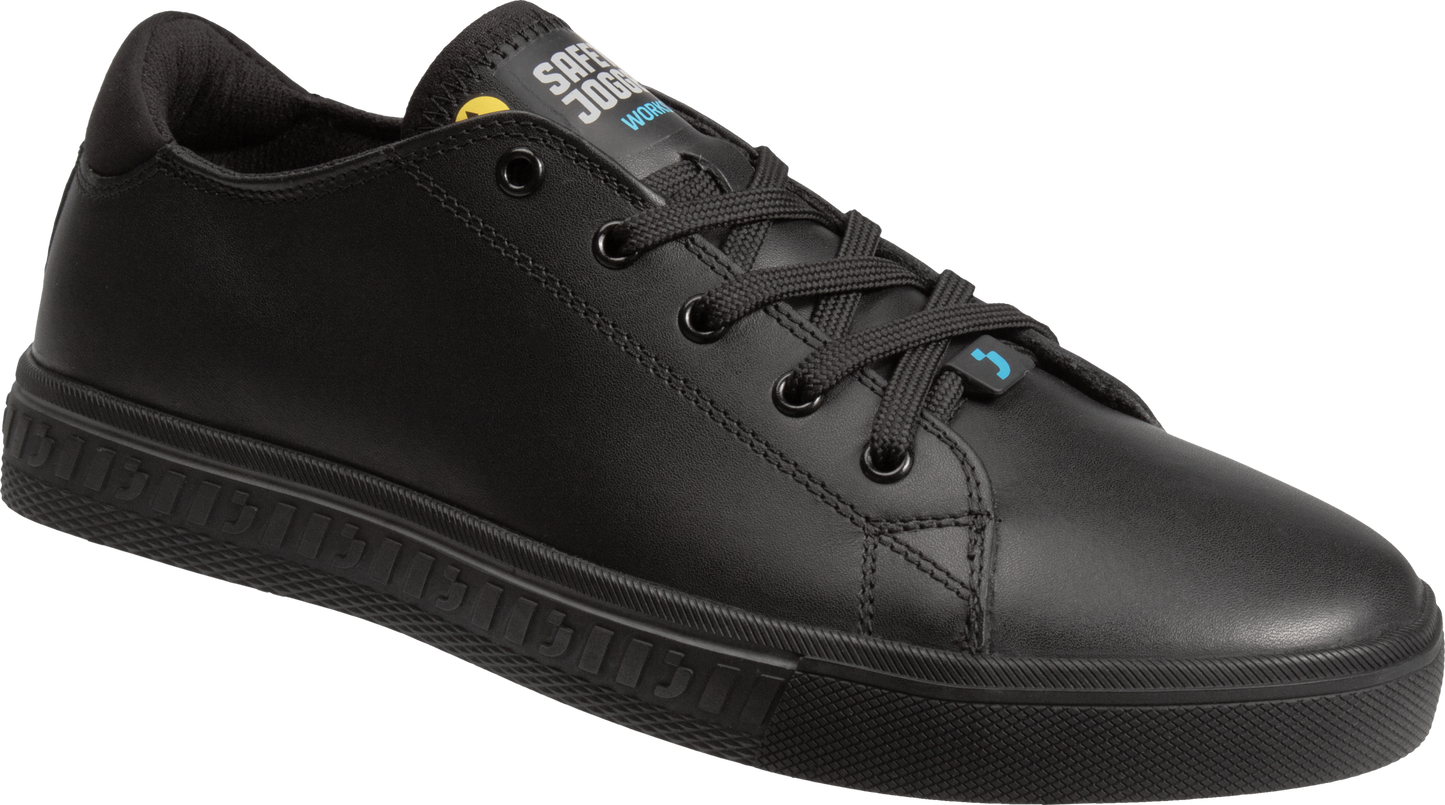 Odiniai darbo sportbačiai su ESD apsauga COOL O2, juodos spalvos
